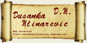 Dušanka Mlinarević vizit kartica